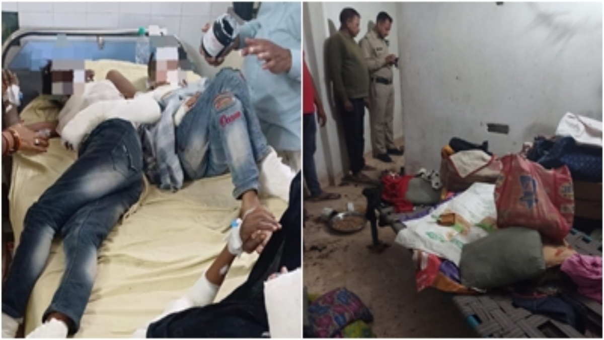 सिलेंडर में गैस रिसाव के बाद भड़की आग: 3 बच्चे समेत परिवार के 6 सदस्य झुलसे, अस्पताल में भर्ती