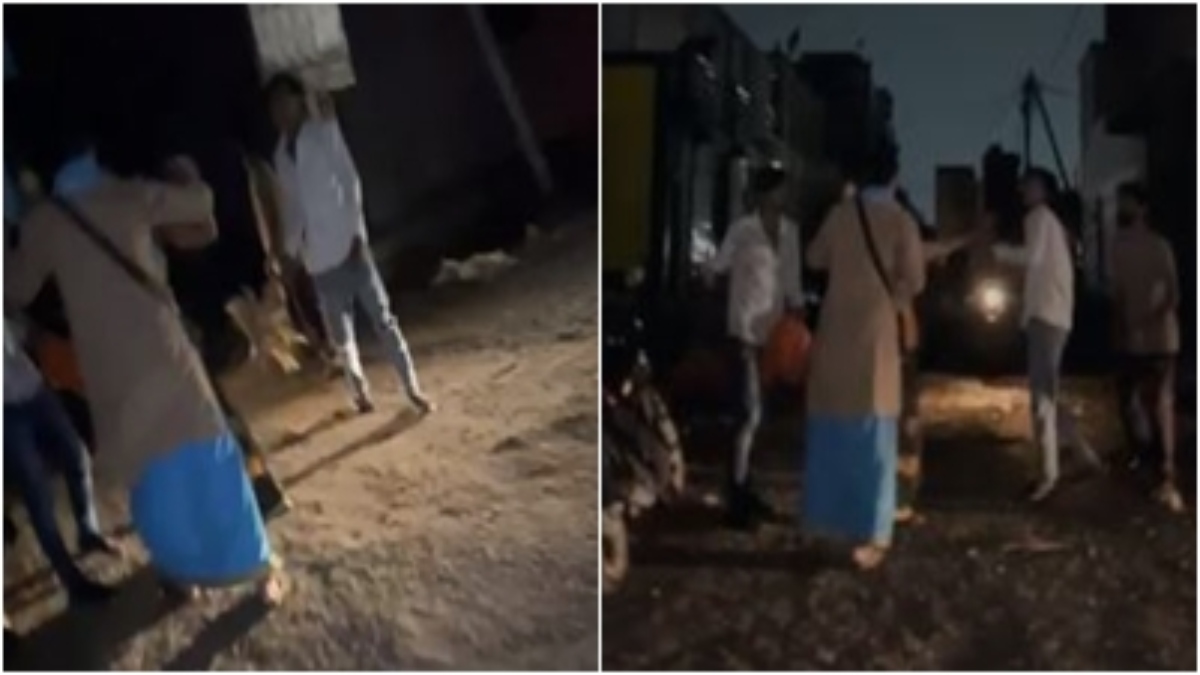 पुजारी की मुर्गे से पिटाई, Video: मुर्गे की टांग पकड़कर युवक ने किया हमला, 2 आरोपी गिरफ्तार