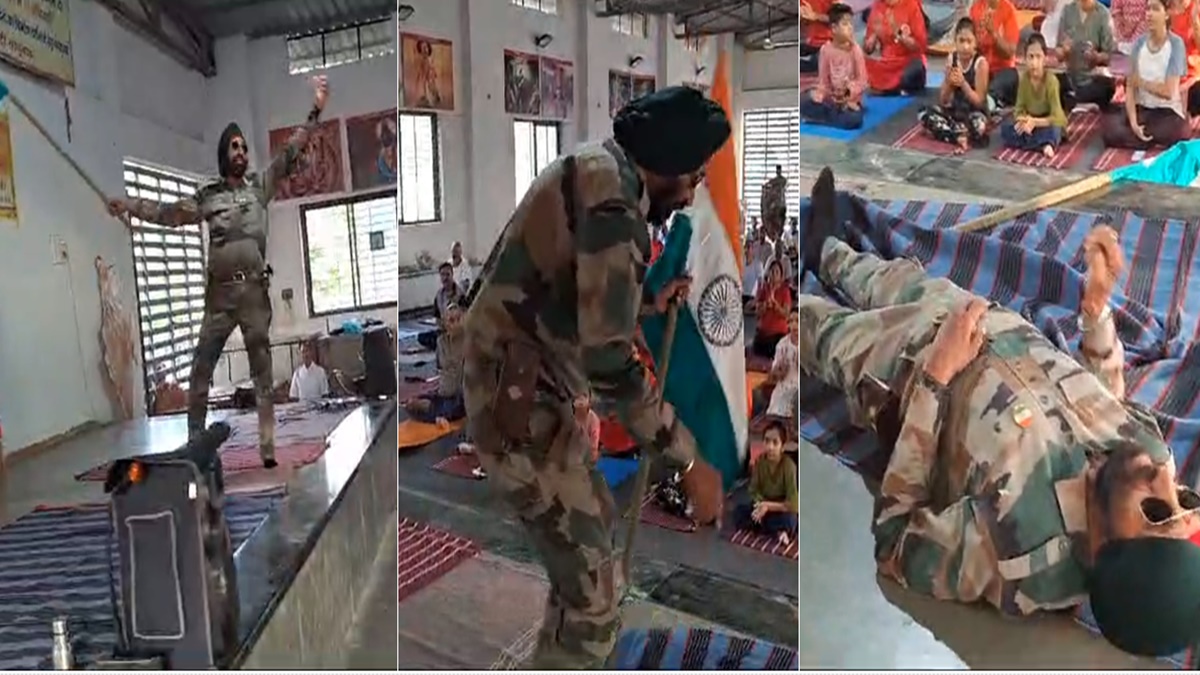रिटायर्ड फौजी की साइलेंट अटैक से मौत: Video; देशभक्ति गीत पर कर रहे थे परफॉर्म, एक्टिंग समझकर तालियां बजाते रहे लोग