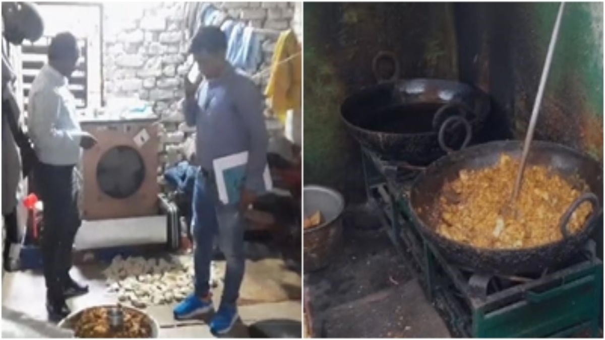 रेलवे स्टेशन पर लोगों की जान से खिलवाड़: बासी खाना यात्रियों को बेच रहे थे अवैध वेंडर, खाद्य विभाग ने मारा छापा 