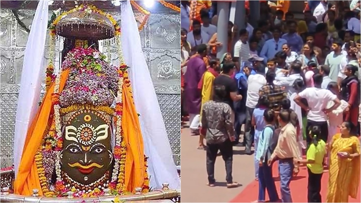 महाकाल मंदिर में फिर मारपीट: गर्भवती पत्नी को धक्का लगा तो श्रद्धालु का फोड़ दिया सिर, अस्पताल में भर्ती