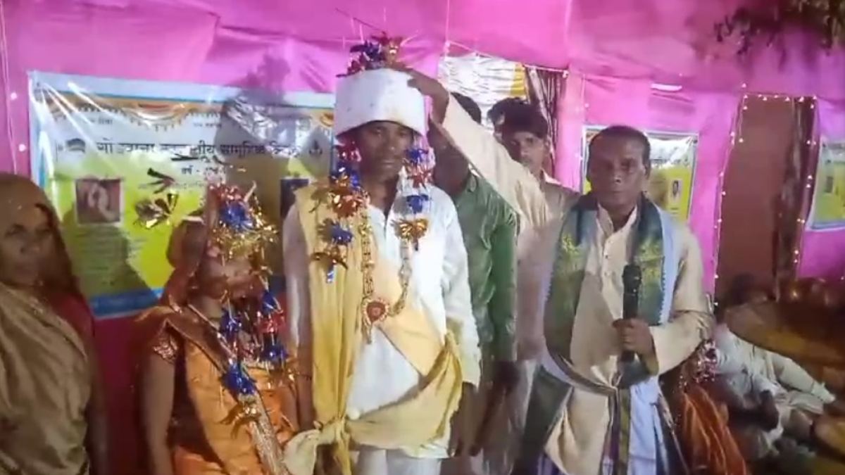 गोंडवाना स्वजातीय सामूहिक विवाह हुआ सम्पन्न, गोंडी धर्म संस्कृति से कई जोड़ों का विवाह संपन्न