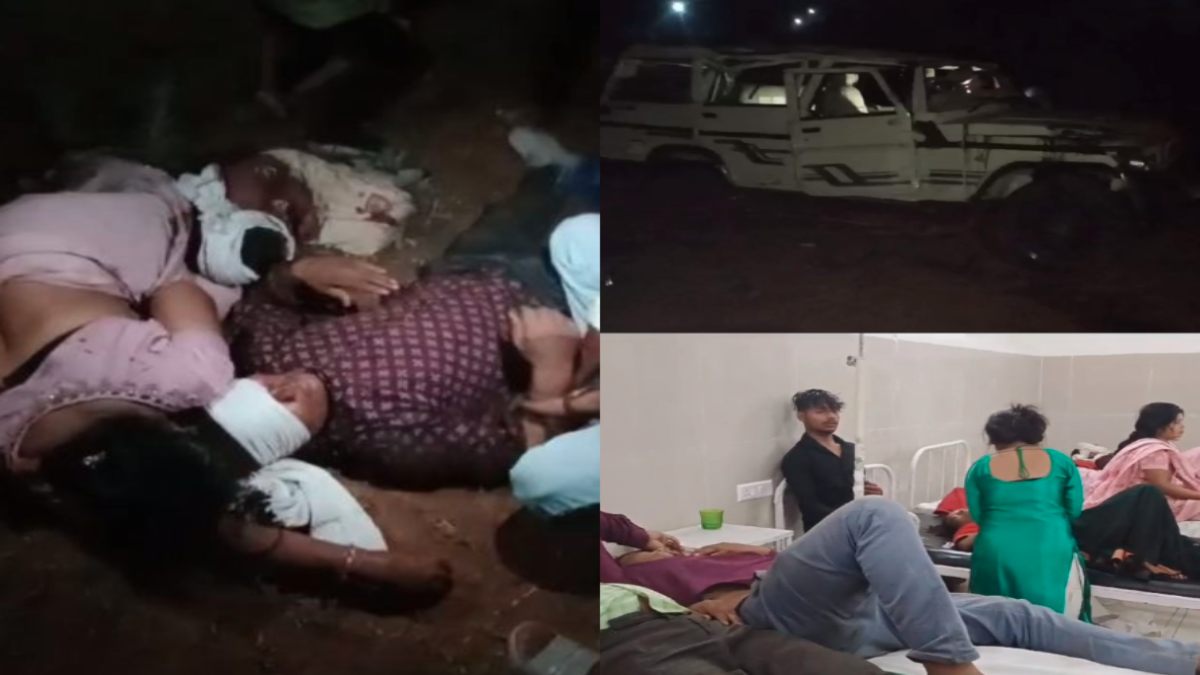 सड़क हादसे में तीन महिलाओं की मौत: अनियंत्रित होकर पलटा वाहन, 10 लोग घायल, 4 की हालत गंभीर