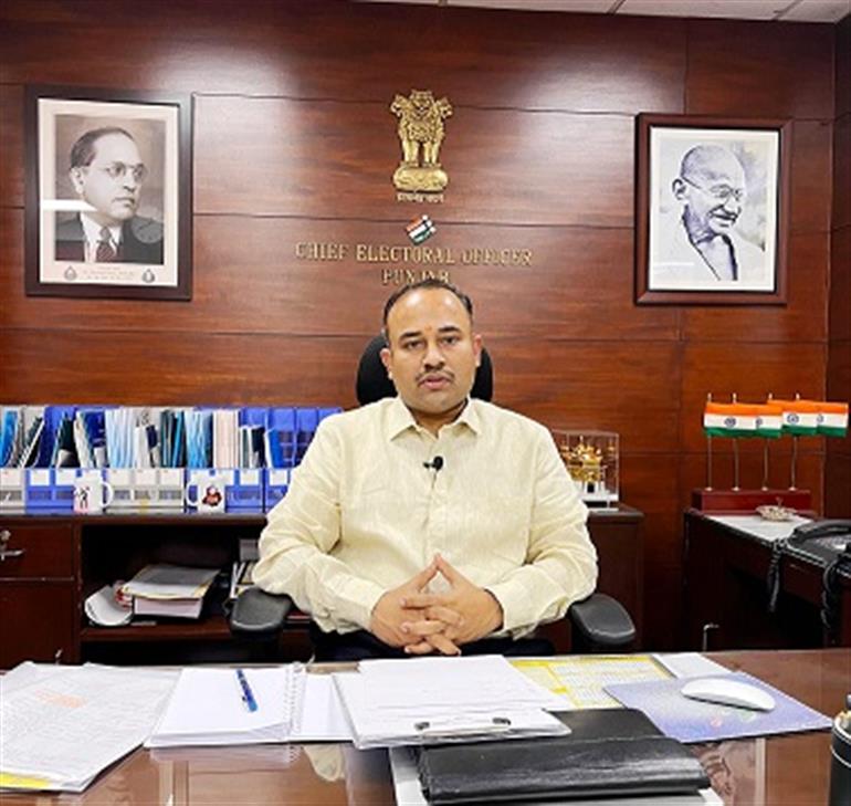 Punjab Loksabha Election 2024 : पंजाब की 13 लोकसभा सीटों के लिए 328 उम्मीदवार लड़ेंगे चुनाव : सिबिन सी
