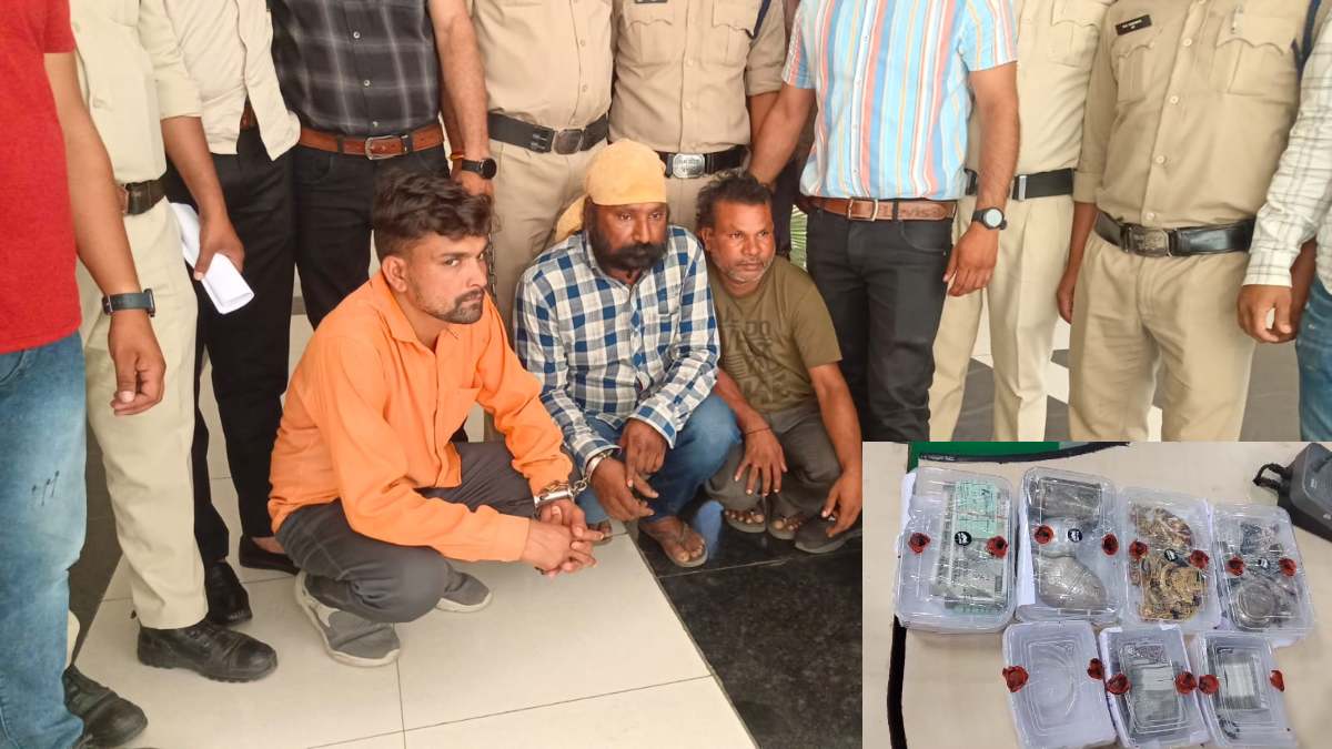 सांसद के घर 20 लाख की चोरी करने वाले 4 आरोपी चढ़े पुलिस के हत्थे: 4 दिन पहले वारदात को दिया था अंजाम, आरोपियों में 1 नाबालिग भी शामिल