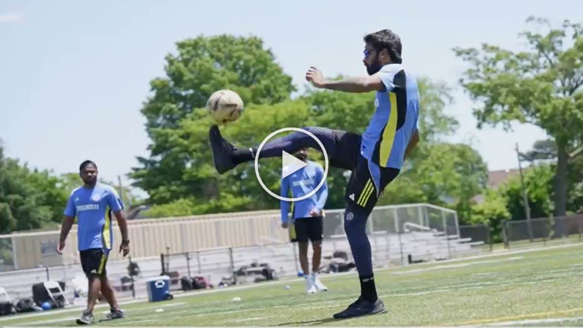 VIDEO: प्रैक्टिस सेशन में Team India की जीतोड़ मेहनत, खेला फुटबॉल, तैयारी देख खौफ में विरोधी!