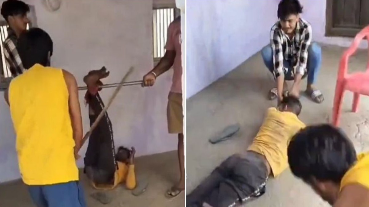 गौशाला कर्मचारी के पैर बांधकर 6 घंटे तक पीटते रहे शराब माफिया, तोड़ा दम, दिल दहला देने वाला Video वायरल