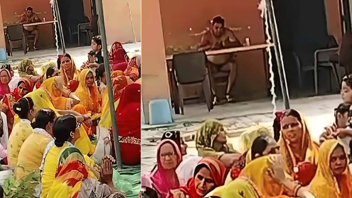 दारोगा का Video वायरल, महिलाओं के सामने अंडरवियर में ही बैठे रहे, अब दी ये सफाई…