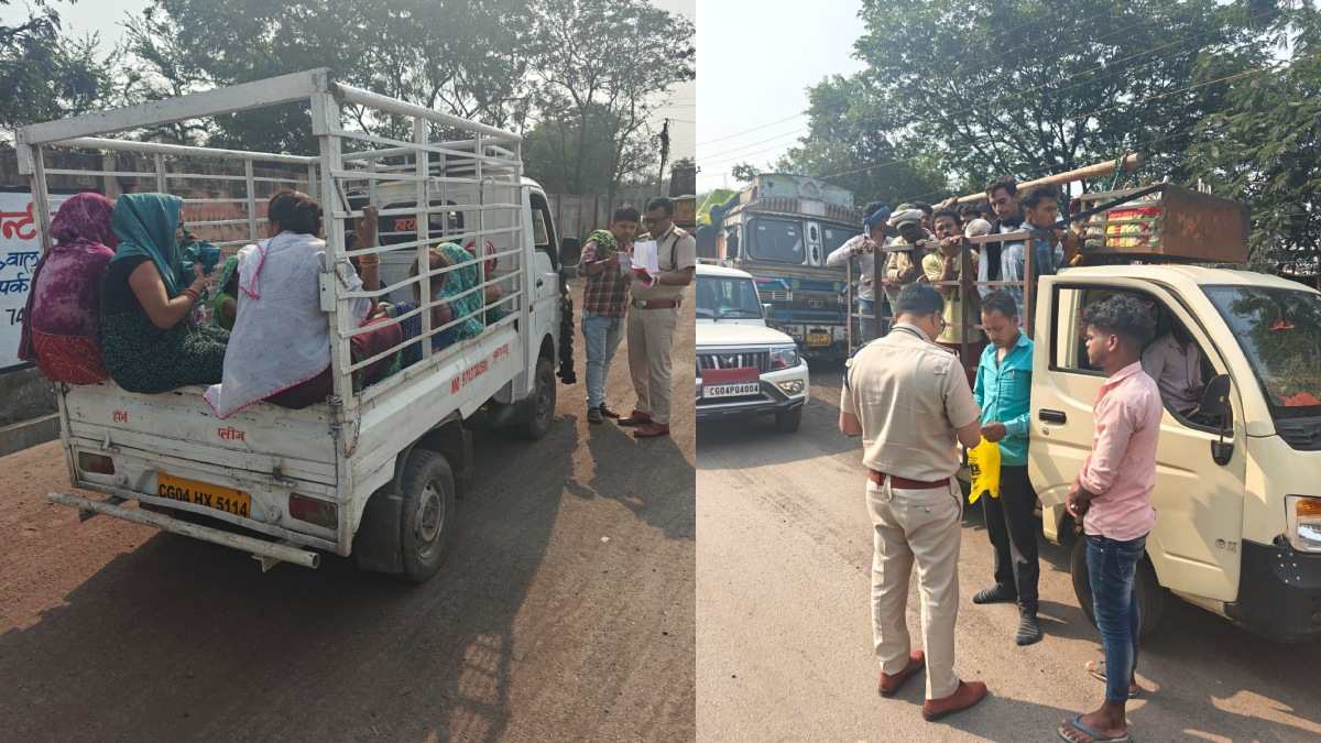 कवर्धा हादसे के बाद जिला प्रशासन अलर्ट, 25 से अधिक मालवाहकों पर कार्रवाई, वसूला 93 रुपए से अधिक का जुर्माना