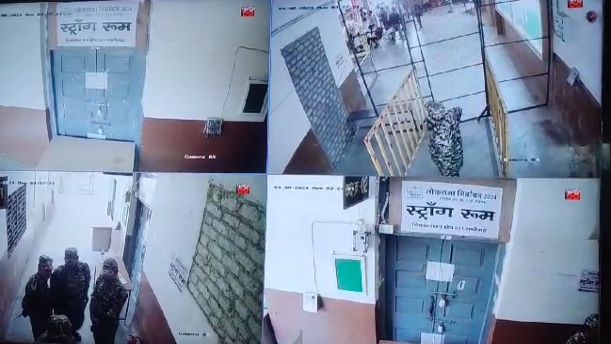 दिग्विजय सिंह ने की स्ट्रांग रूम की जांच: टीवी स्क्रीन पर दिखी गलत तारीख, कलेक्टर से की शिकायत
