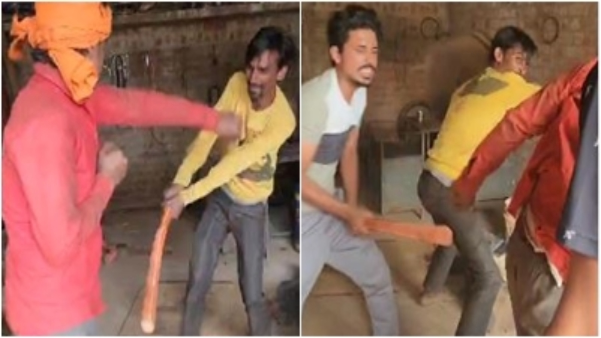 ड्राइवर को दी तालिबानी सजा: डीजल चोरी के शक में बुरी तरह पीटा, VIDEO वायरल