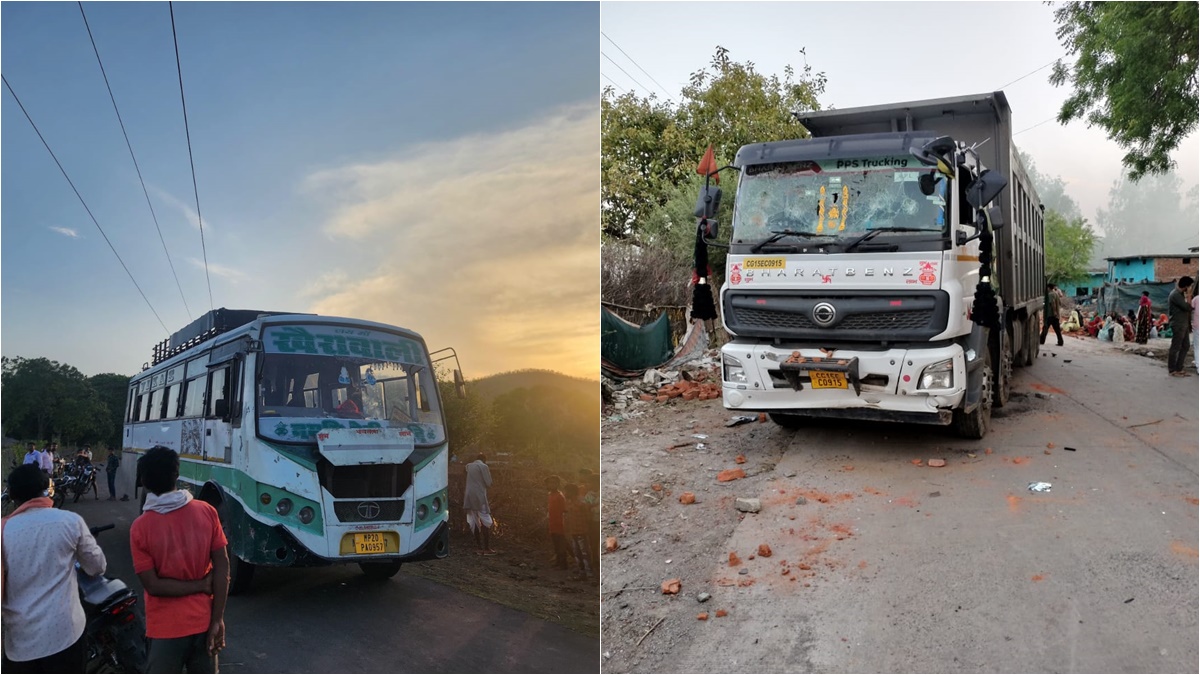 MP ACCIDENT: डिंडोरी में हाईटेंशन की चपेट में आई यात्री बस, 1 की मौत, मैहर में ट्रक ने दो महिलाओं को कुचला, मौके पर तोड़ा दम