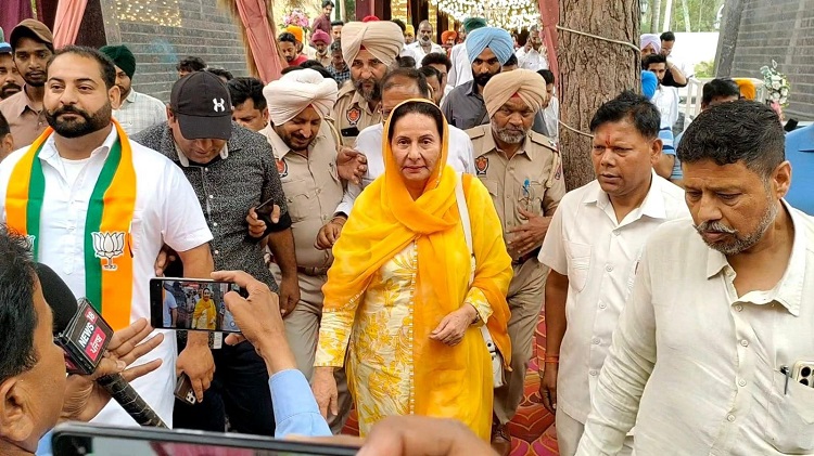 कैप्टन परिवार ने हमेशा किसानों के अधिकारों की रक्षा की : परनीत कौर