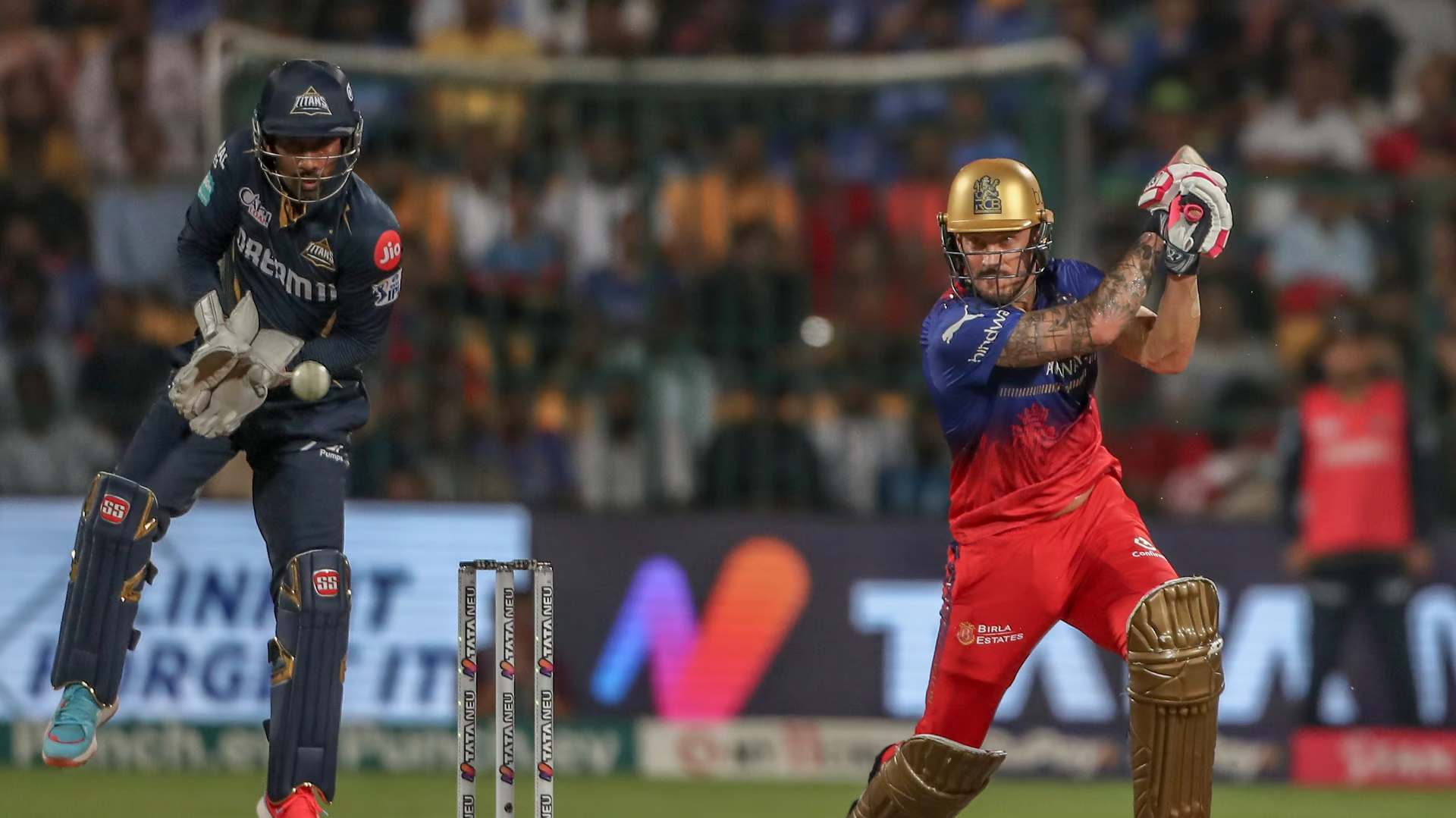 IPL 2024, RCB vs GT: रॉयल चैलेंजर्स बेंगलुरु ने गुजरात टाइटंस को 4 विकेट हराया, डुप्लेसिस ने लगाया अर्धशतक, प्लेऑफ में पहुंचने की उम्मीदें बरकरार