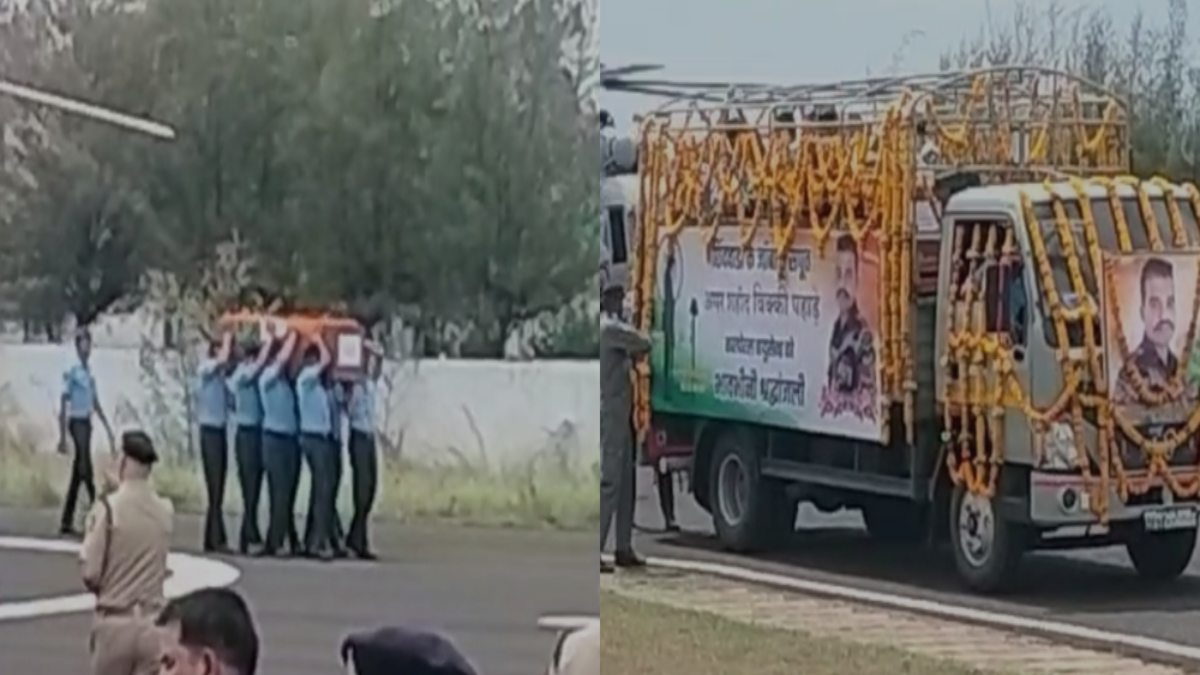 Chhindwara पहुंचा शहीद Vicky Pahade का पार्थिव शरीर: परिजनों को दी जाएगी 1 करोड़ रुपए की सहायता राशि,  CM मोहन ने कहा- हमें विक्की पहाड़े पर बहुत गर्व है