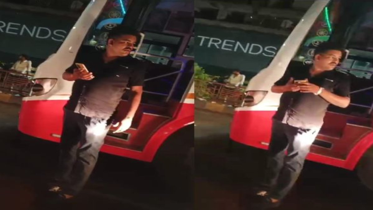 नशेड़ी ने मचाया उत्पात: यात्रियों से भरी बस की सीट में लगाई आग, मचा हड़कंप