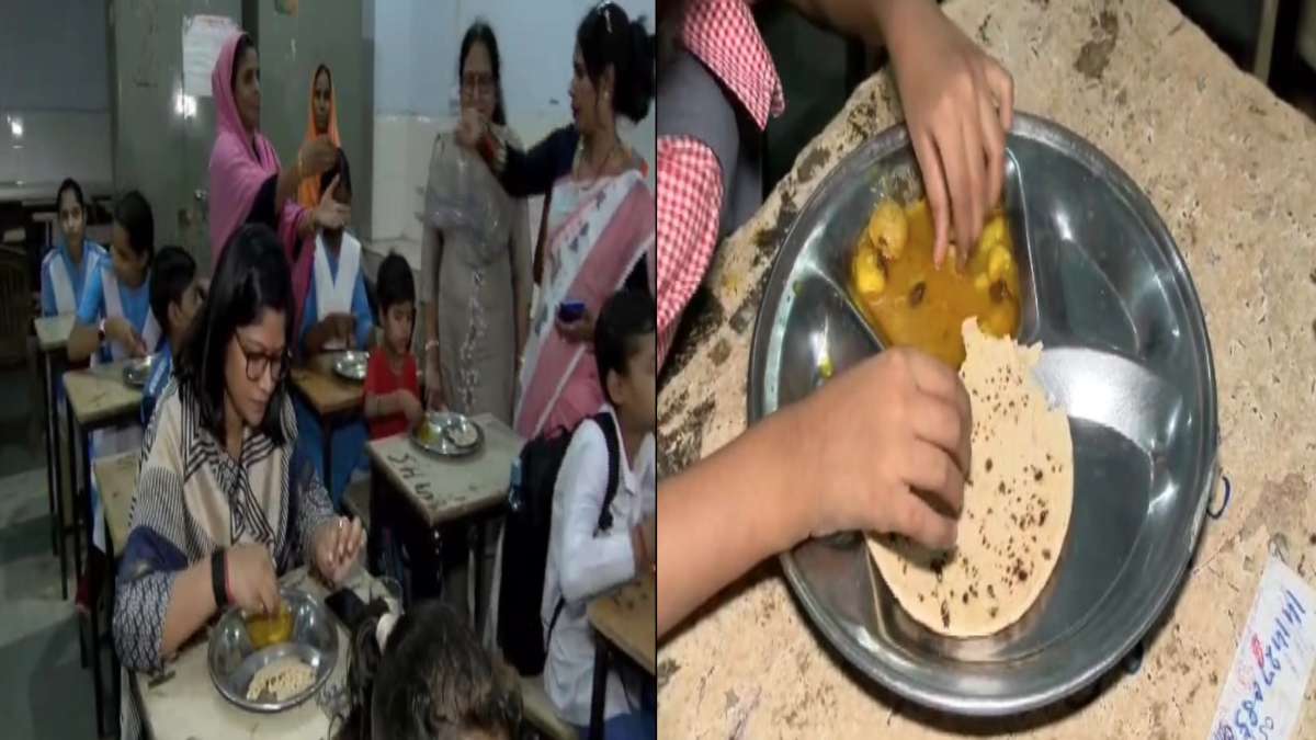 मध्याह्न भोजन पर सवाल: कलेक्टर ने बच्चों के साथ खाया खाना, कहा- रोटी की क्वालिटी अच्छी नहीं थी, कंपनी को नोटिस जारी करने दिया आदेश