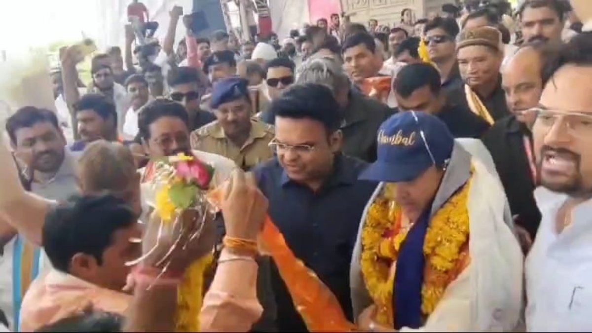 BCCI सचिव जय शाह और कपिल देव पहुंचे ग्वालियर, MPL सिंधिया कप के शुभारंभ में हुए शामिल, केंद्रीय मंत्री Scindia भी रहे मौजूद