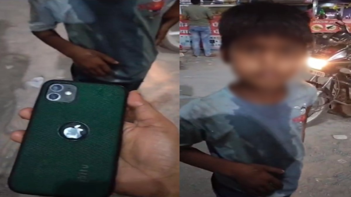 भीख मांगने वाले बच्चे के पास iPhone: मोबाइल देख लोगों के उड़े होश, Video Viral