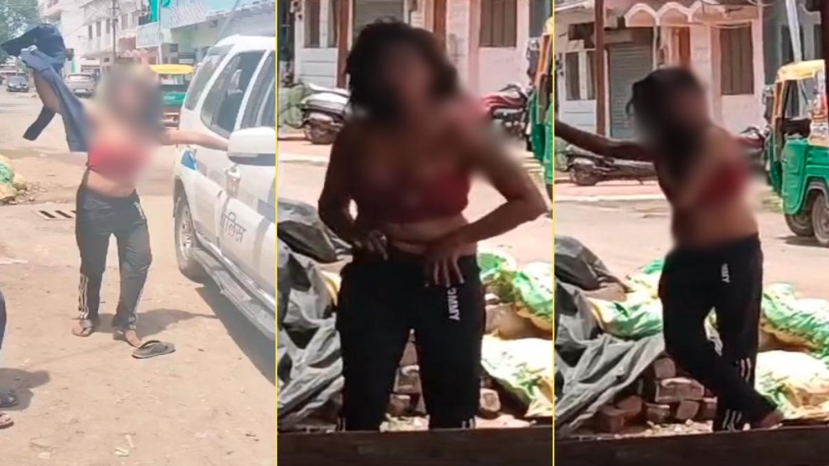 ब्लू फिल्म बना ले मेरी..: नशे में धुत युवती ने किया हंगामा, पुलिस भी रह गई हैरान, VIDEO वायरल