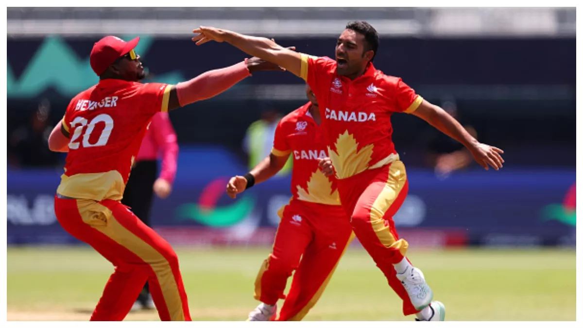 CAN vs IRE: टी20 विश्वकप में कनाडा की पहली जीत, आयरलैंड को 12 रनों से हराया