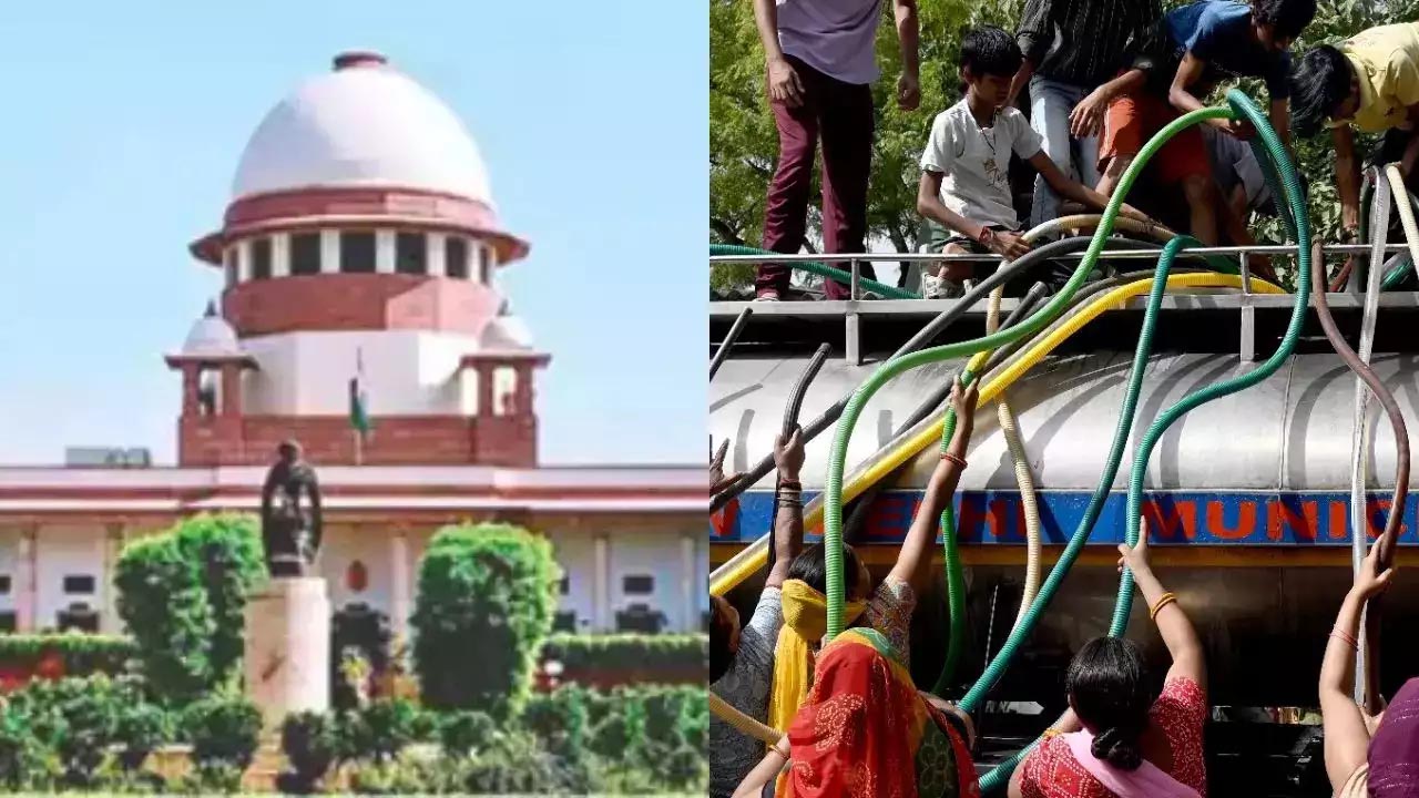 दिल्ली में जल संकट पर सुप्रीम कोर्ट ने केजरीवाल सरकार को लगाई फटकार