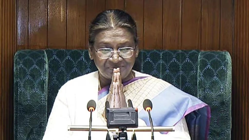 राष्ट्रपति द्रौपदी मुर्मू ने 18वीं लोकसभा सत्र को संबोधित कर देशवासियों के सामने रखा मोदी सरकार 3.0 का ब्लूप्रिंट