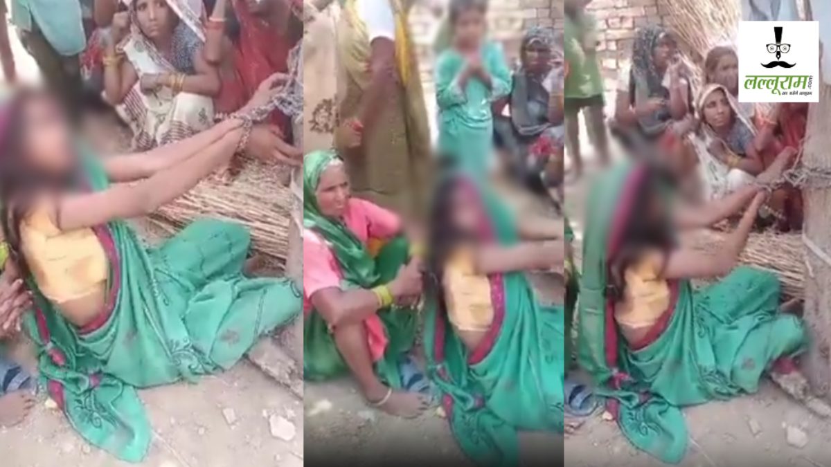 Viral Video: नवविवाहिता को पेड़ से बांधकर की बेदम पिटाई, पति समेत अन्य ससुरालियों पर FIR दर्ज, ससुर-देवर पर छेड़छाड़ का आरोप
