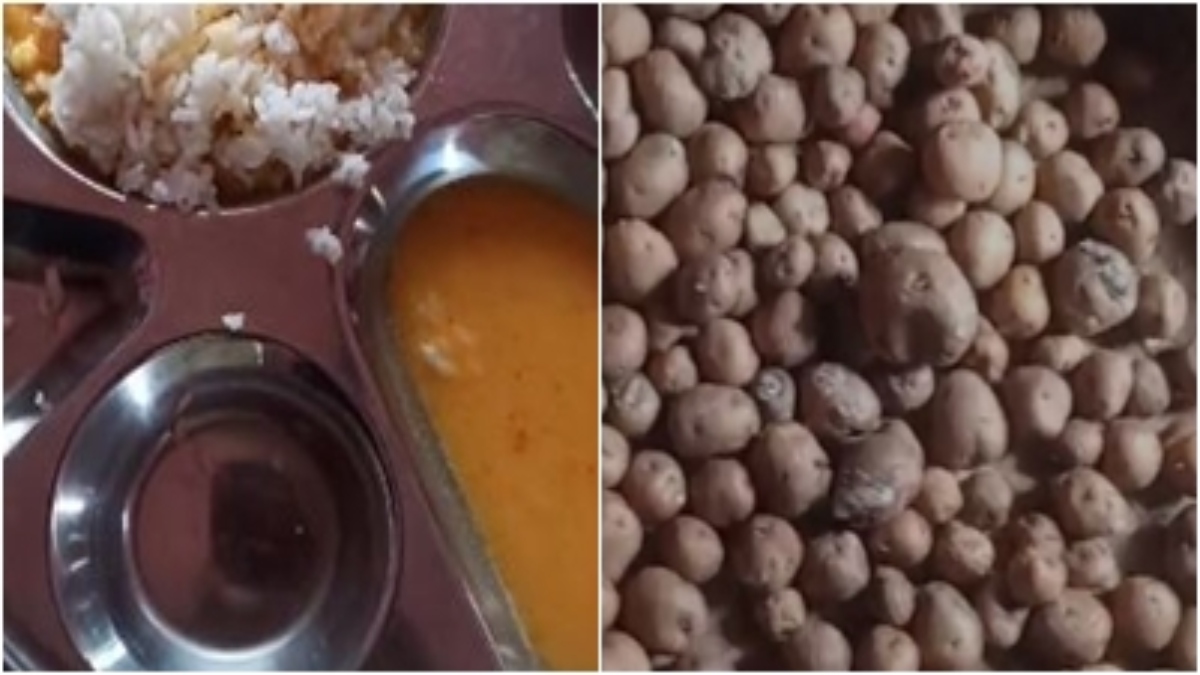 मासूमों की सेहत से खिलवाड़: आंगनबाड़ी केंद्र में बच्चों को परोसा इल्ली वाला खाना, आलू में पड़े कीड़े, VIDEO वायरल  
