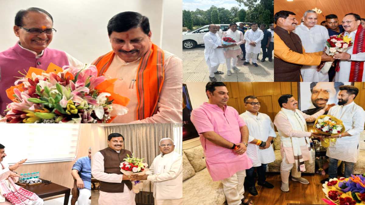 दिल्ली में सीएम मोहन ने केंद्रीय मंत्रियों से की मुलाकात: राज्यपाल से की चर्चा, PM मोदी का जताया आभार
