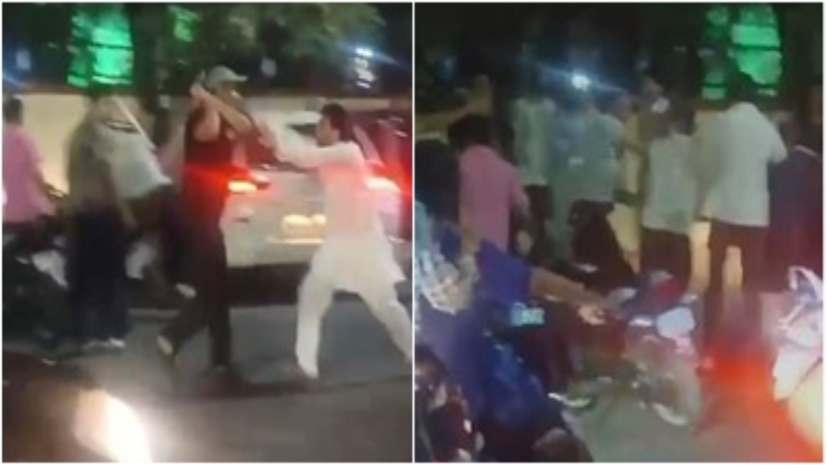 छात्रों के बीच जमकर चले लात-घूंसे: मामूली कहासुनी के बाद हुआ विवाद, VIDEO वायरल