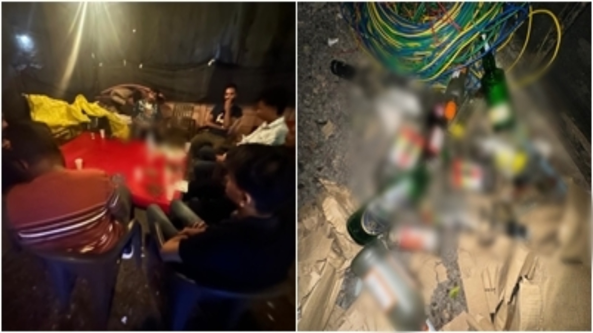 पुलिस की बड़ी कार्रवाई: जाम छलकाते 26 लोग पकड़ाए, संचालक पतली गली से फरार