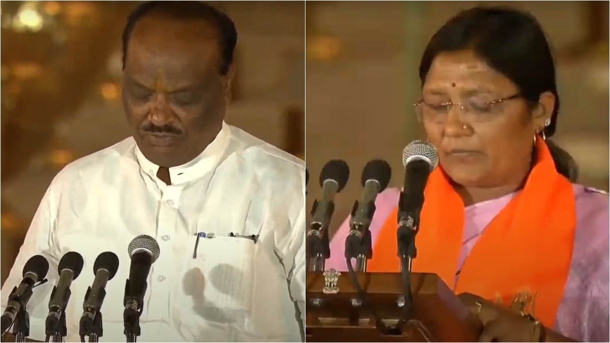 Modi Cabinet 3.0: मध्य प्रदेश के सांसदों को मंत्रिमंडल में मिला मौका, दुर्गादास उईके और सावित्री ठाकुर ने ली राज्यमंत्री पद की शपथ 