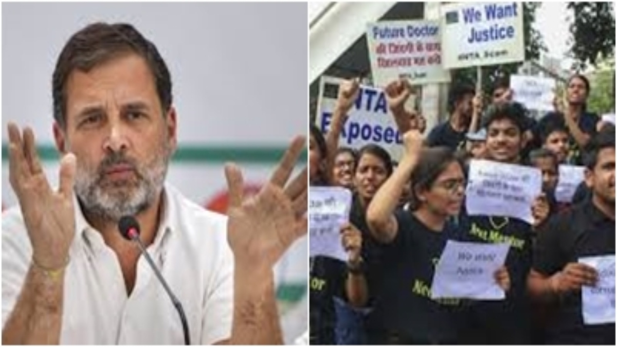 NEET पर MP में सियासी संग्राम: राहुल गांधी बोले- मामला व्यापम का विस्तृत रूप, BJP ने कहा- छात्रों के बीच फैला रहे भ्रम, कल कांग्रेस करेगी प्रदर्शन