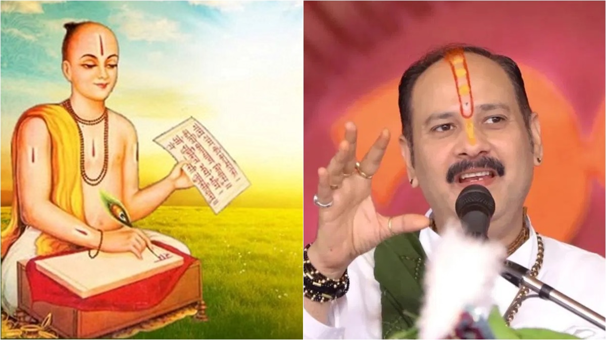 पंडित प्रदीप मिश्रा का एक और विवादित बयान: तुलसीदास को बताया गंवार, Video Viral