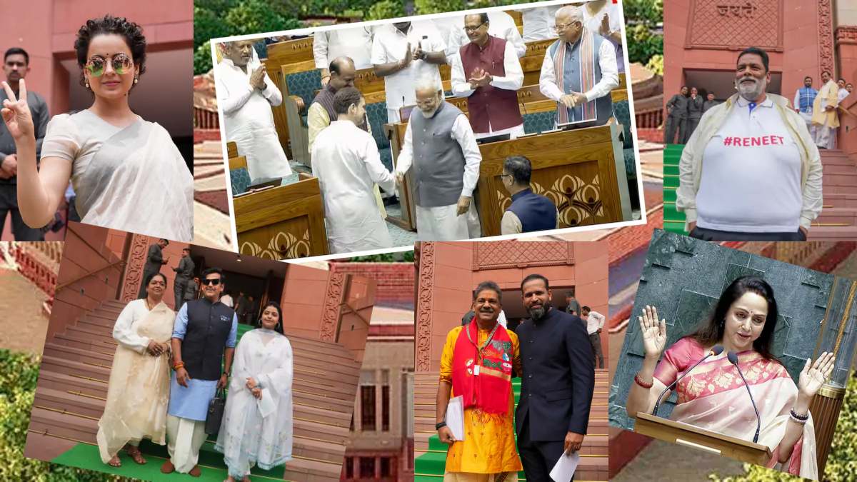 शपथ ग्रहण में दिखी ‘विविधता में एकताः PM मोदी-राहुल गांधी का कुर्ता-पायजामा वाला लुक रहा हिट तो कंगना रनौत की साड़ी ने खींचा सभी का ध्यान, पप्पू यादव की #RENEET टी-शर्ट ने खूब बटोरी सुर्खियां