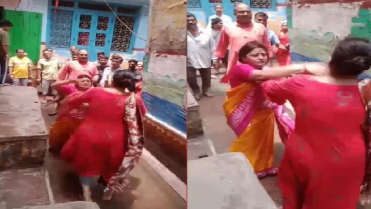 BJP पार्षद ने महिला को खुलेआम पीटा, वीडियो हुआ वायरल