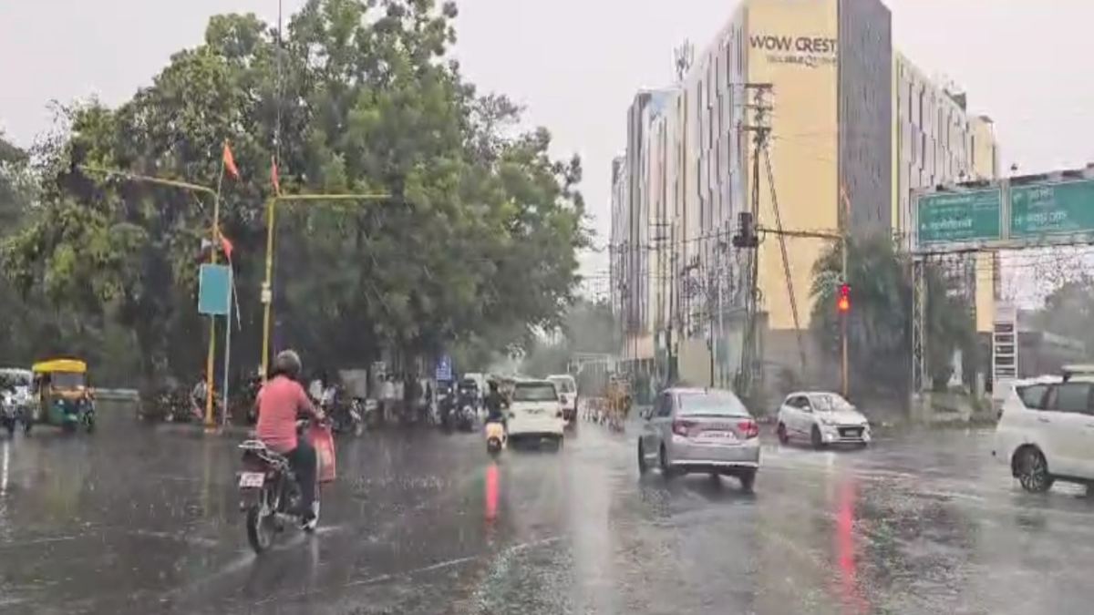 गर्मी में मौसम हुआ सुहावना: चिलचिलाती धूप के बीच इस क्षेत्र के हुई तेज बारिश, 38 से 26 डिग्री पहुंचा तापमान