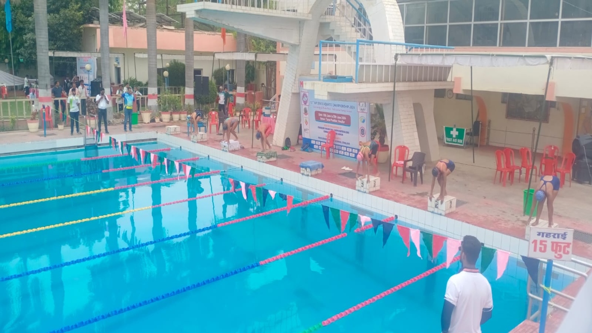 52वीं मध्यप्रदेश राज्य तैराकी प्रतियोगिता: प्रदेश से 500 से अधिक तैराक ने लिया भाग, 13 जून तक चलेगी प्रतियोगिता