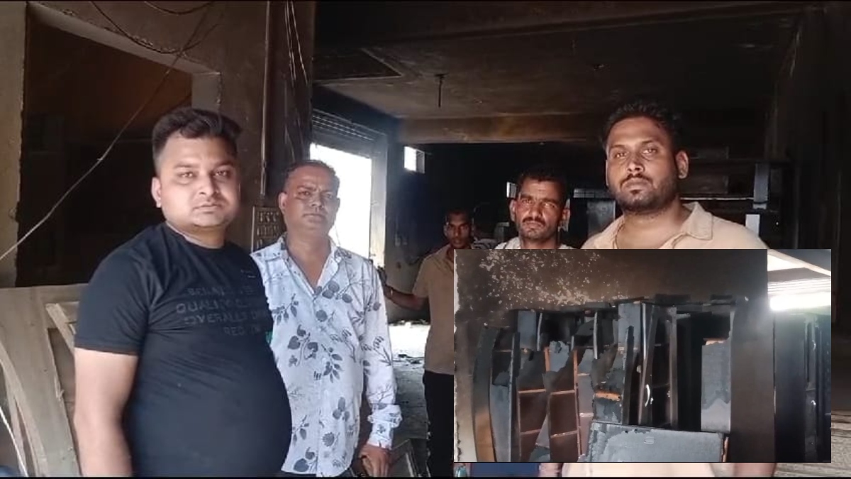 देर रात फर्नीचर गोदाम में लगी आग, कड़ी मशक्कत कर फायर ब्रिगेड की 5 गाड़ियों ने पाया काबू