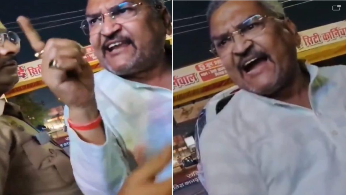 BJP नेता ने पुलिस से की गुंडागर्दी : वाहन चेकिंग के दौरान भड़के, कहा- अखिलेश यादव के पक्ष में काम कर रही Police