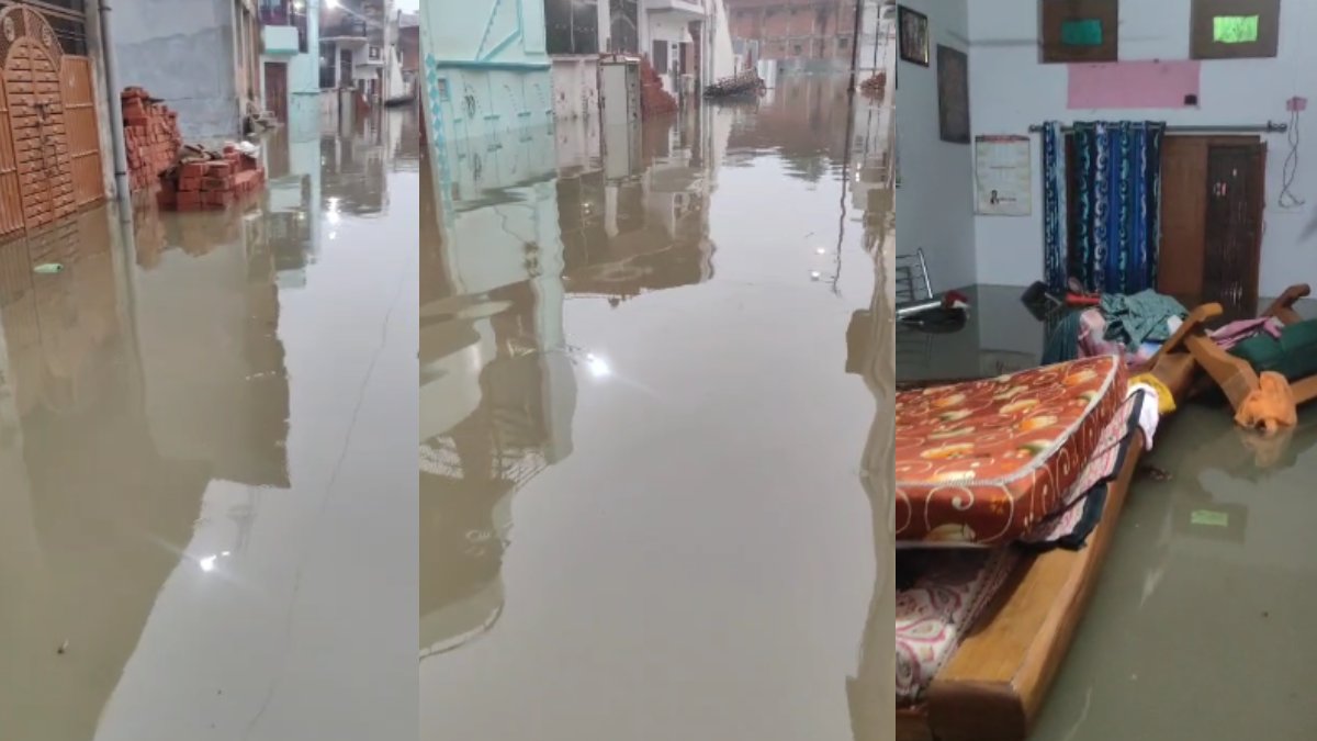 अयोध्या का विकास हो गया पानी-पानी : बारिश होते ही राम मंदिर के पास कई घरों में घुसा पानी, डूब गए बेड, सोफा, फ्रिज और सभी सामान, लाखों का हुआ नुकसान