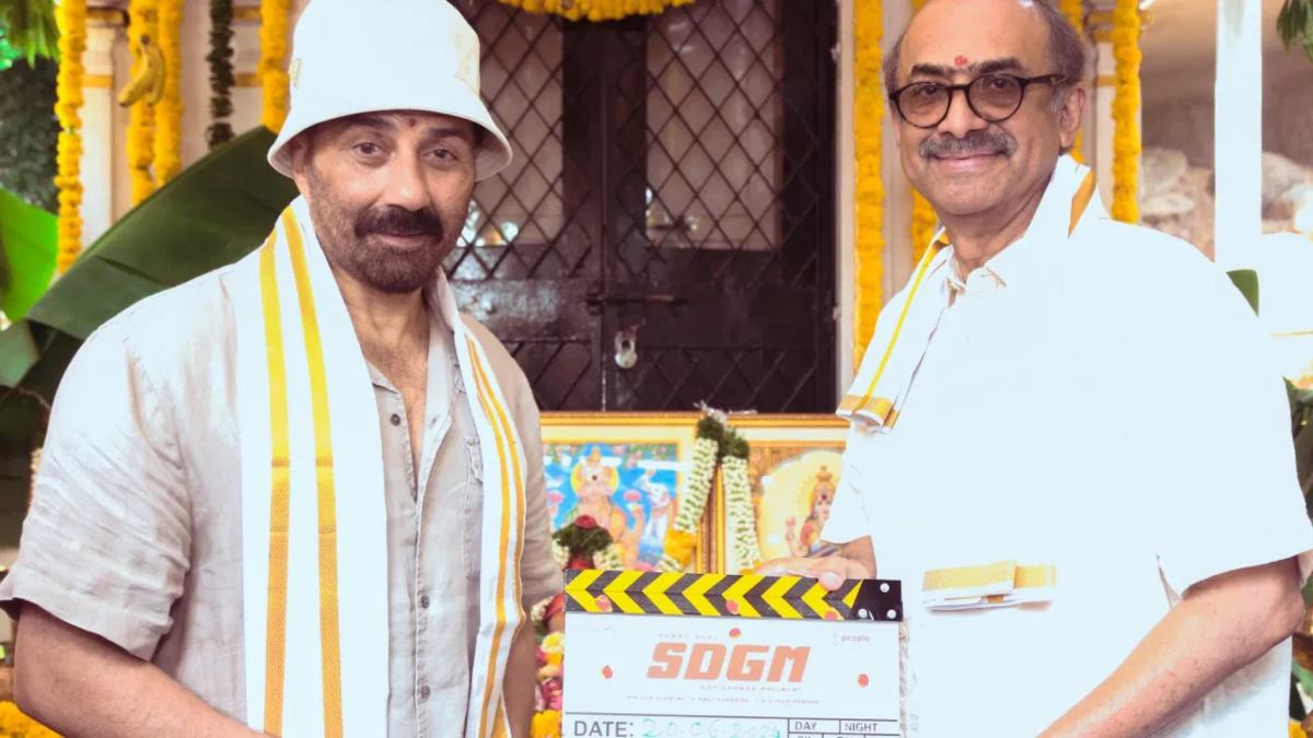 Sunny Deol ने साउथ डायरेक्टर के साथ मिलाया हाथ, शेयर किया फिल्म का पहला पोस्टर …