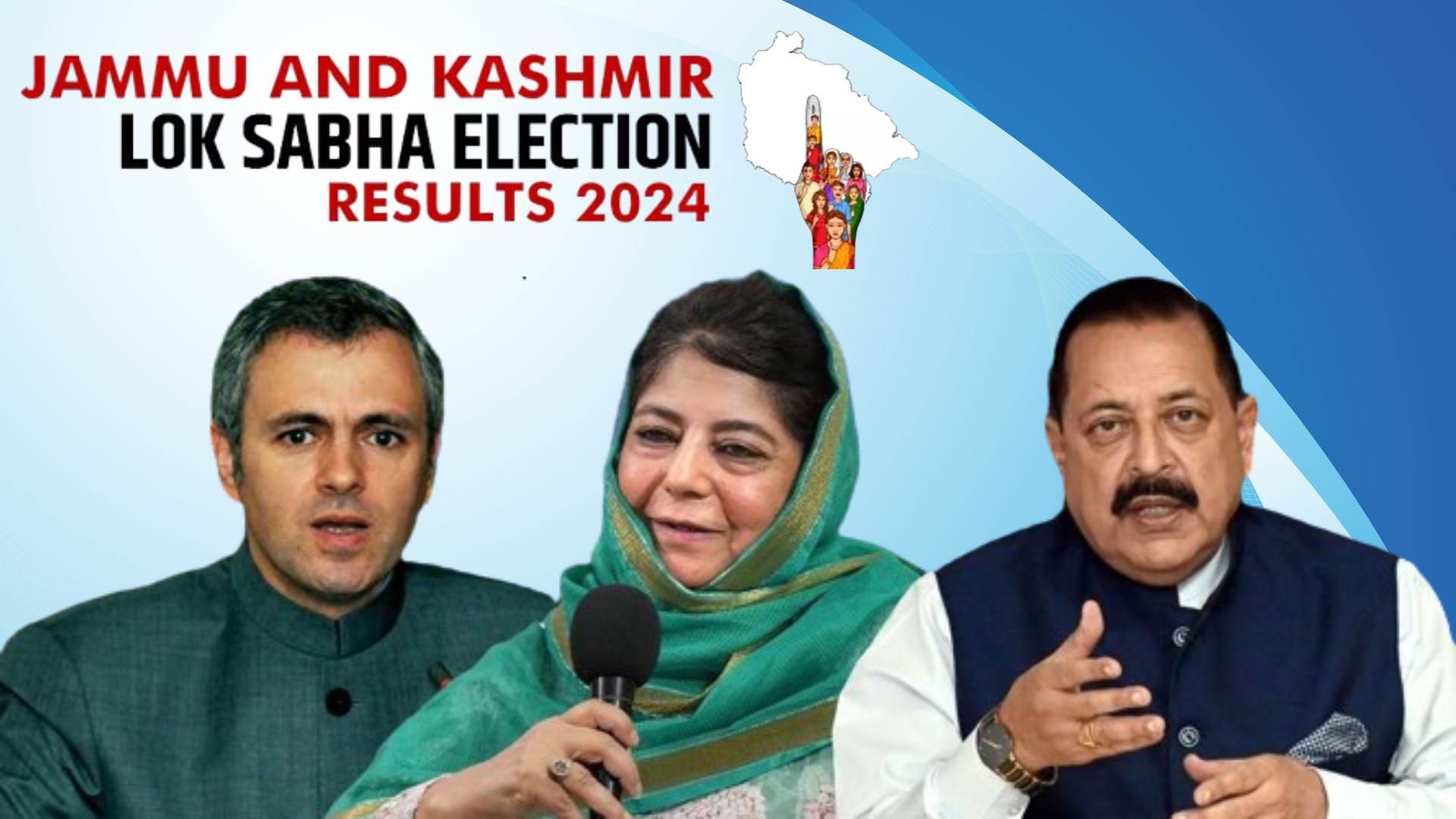 Jammu and Kashmir Lok Sabha Election 2024 Results: जम्मू-कश्मीर में पूर्व मुख्यमंत्री उमर अब्दुल्ला और महबूबा मुफ्ती की हार, जानिए कैसा है अन्य सीटों का हाल