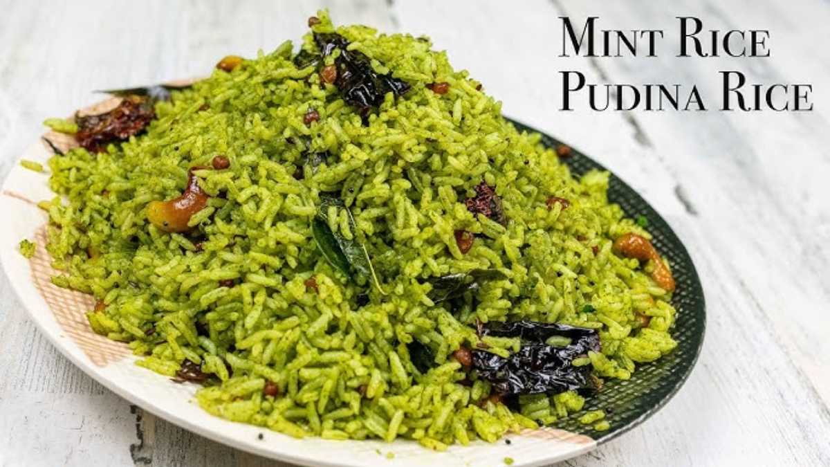 ऑफिस लंच के लिए झटपट बनाए स्वादिस्ट Pudina Pulao, यहाँ देखें इसकी आसान Recipe …