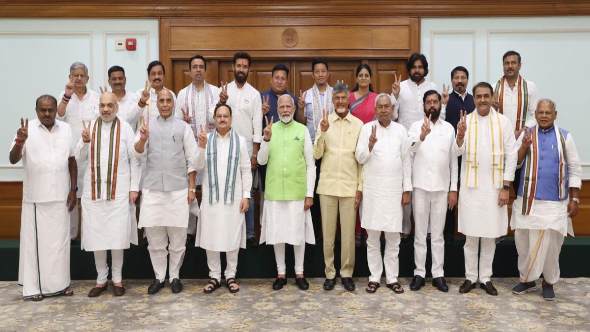 NDA ने नरेंद्र मोदी को एक बार फिर चुना अपना नेता, तीसरी बार बनेंगे देश के प्रधानमंत्री, सरकार बनाने जल्द राष्ट्रपति से करेंगे मुलाकात