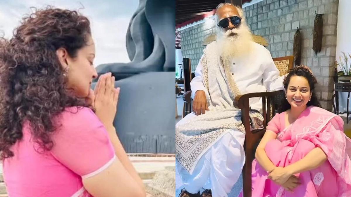 सांसद बनने के बाद पहली बार सद्गुरु के आश्रम पहुंची Kangana Ranaut, फोटो शेयर कर लिखा- मेरी हैप्पी प्लेस …