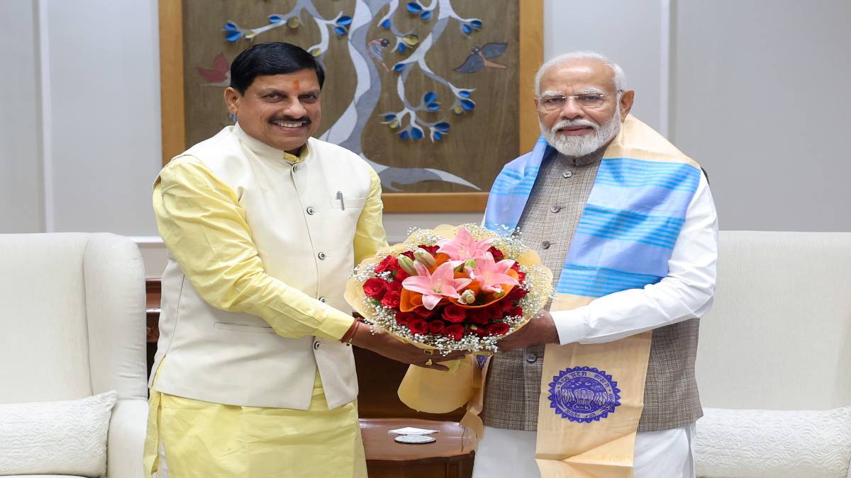 सीएम मोहन ने PM मोदी से की मुलाकात: केन-बेतवा परियोजना के भूमिपूजन के लिए किया अनुरोध, दी कई जनकल्याणकारी योजनाओं की जानकारी