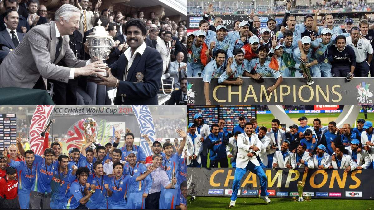 क्रिकेट इतिहास में 5 ICC टूर्नामेंट जीत चुकी है भारतीय टीम, 1983 से लेकर अब तक जानें पूरा इतिहास