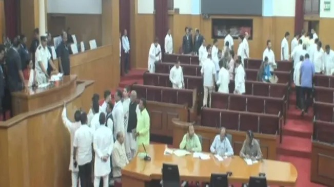 विपक्षी सदस्यों के हंगामे के बीच ओडिशा विधानसभा की कार्यवाही स्थगित
